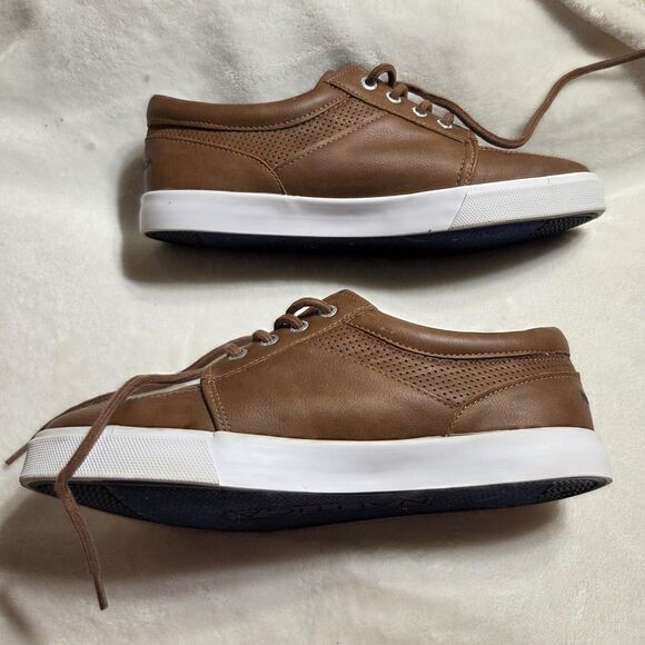 Nautica Berrian Youth Boys Brown Sneakers US 5 UK 4 EU 37 Man Made Materials - Picture 4 of 9